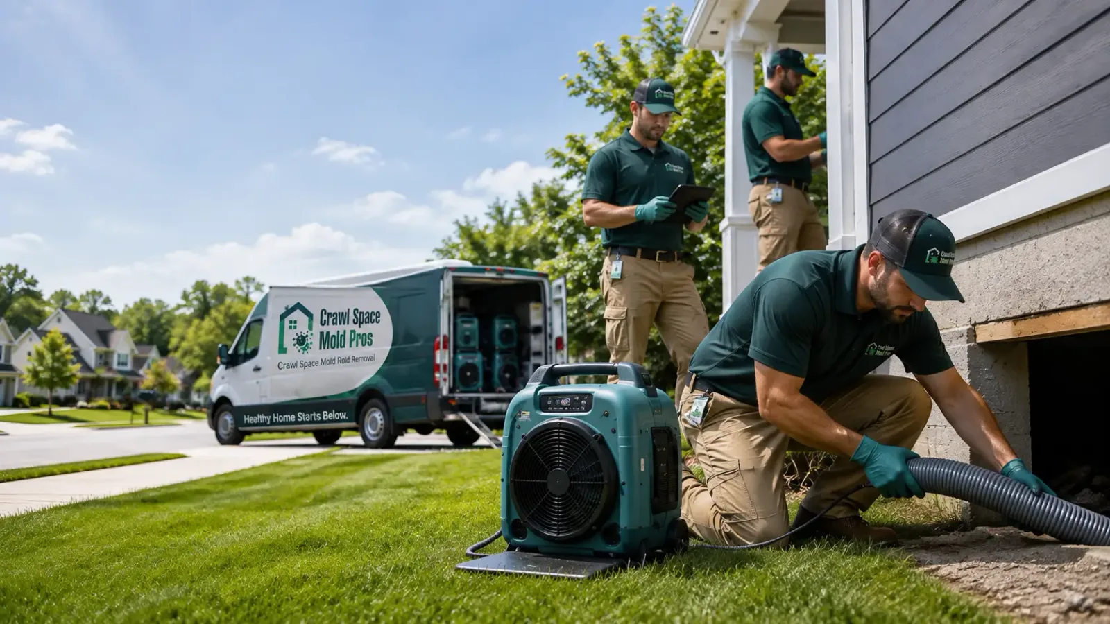 Crawl Space Mold Removal in Lapel, IN